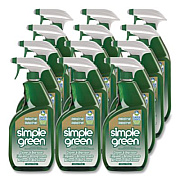 Simple Green Industrial Cleaner and Degreaser, Concentrated, 24 oz Spray Bottle, 12/Carton (13012CT)