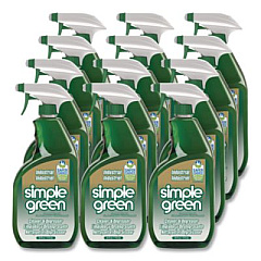 Simple Green Industrial Cleaner and Degreaser, Concentrated, 24 oz Spray Bottle, 12/Carton (13012CT)