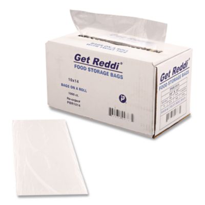 Inteplast Group Food Bags, 10" x 14", Clear, 1,000/Carton (PBR1014)