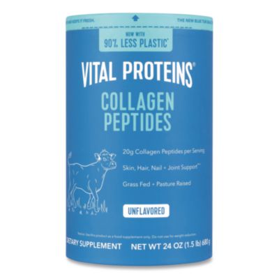 VITAL PROTEINS Collagen Peptides Unflavored Powder, Unflavored, 24 oz Bottle (22002620)