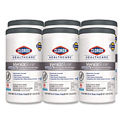 Clorox Healthcare VersaSure Cleaner Disinfectant Wipes, 1-Ply, 6 x 5, Fragranced, White, 150/Canister, 6 Canisters/Carton (31758)