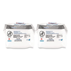 Clorox Healthcare VersaSure Cleaner Disinfectant Wipes, Refill, 1-Ply, 12 x 10, Fragranced, White, 110/Pouch, 2 Pouches/Carton (31761)