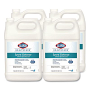 Clorox Healthcare Spore Defense Cleaner Disinfectant, Closed System, 1 gal Refill Bottle, 4/Carton (32122)
