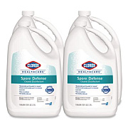Clorox Healthcare Spore Defense Cleaner Disinfectant, Open System, 1 gal Refill Bottle, 4/Carton (32409)
