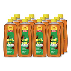 Pine-Sol Multi-Surface Cleaner Disinfectant Concentrated, Pine Scent, 14 oz Bottle, 12/Carton (60146CT)