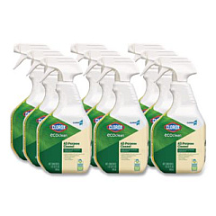 Clorox Pro EcoClean All-Purpose Cleaner, Unscented, 32 oz Spray Bottle, 9/Carton (60276CT)