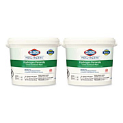 Clorox Healthcare Hydrogen Peroxide Cleaner Disinfectant Wipes, 12 x 11, Unscented, White, 185/Bucket, 2 Buckets/Carton (30826CT)