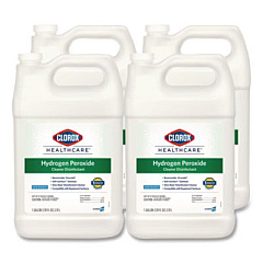 Clorox Healthcare Hydrogen-Peroxide Cleaner/Disinfectant, 1 gal Bottle, 4/Carton (30829)