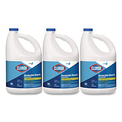 CloroxPro Concentrated Germicidal Bleach, Regular, 121 oz Bottle, 3/Carton (30966CT)