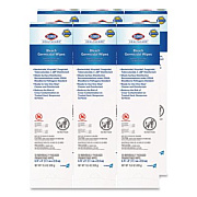 Clorox Healthcare Bleach Germicidal Wipes, Individual Wipes, 1-Ply, 6.75 x 9, Unscented, White, 50/Box, 6 Boxes/Carton (31424CT)