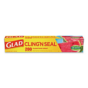 Glad Cling'N Seal Plastic Food Wrap, 11.62" x 69 yd (00020)