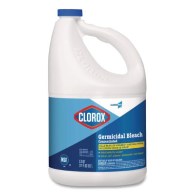 CloroxPro Concentrated Germicidal Bleach, Regular, 121 oz Bottle (30966EA)