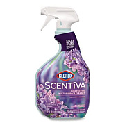 Clorox Scentiva Disinfecting Multi-Surface Cleaner, Bleach Free, Lavender and Jasmine, 32 oz Spray Bottle (60523EA)