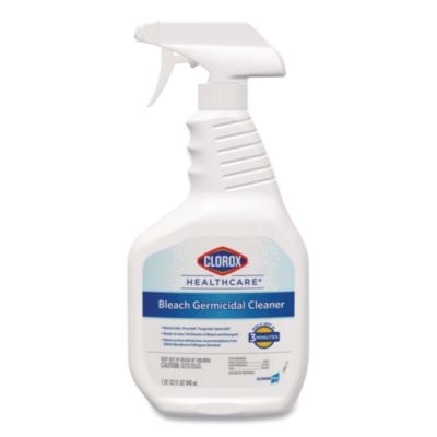Clorox Healthcare Bleach Germicidal Cleaner, 32 oz Spray Bottle (68970EA)
