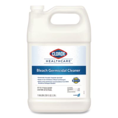 Clorox Healthcare Bleach Germicidal Cleaner, 128 oz Refill Bottle (68978EA)