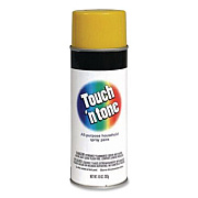 Rust-Oleum Touch'n Tone Spray Paint, Gloss Yellow, 10 oz Aerosol Can, 6/Carton (55272830)