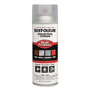Rust-Oleum Industrial Choice 1600 System Multi-Purpose Enamel Spray Paint, Gloss Crystal Clear, 12 oz Aerosol Can, 6/Carton (1610830)