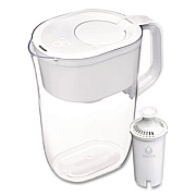 Brita Tahoe Water Pitcher with Standard Filter, 10 Cups, Clear, 2/Carton (50684CT)