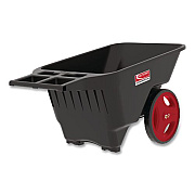 9 cu ft Yard Cart, 28 x 49.5 x 27.5, Resin, Black (YCCPD9005PK)