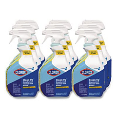 CloroxPro Clean-Up Disinfectant Cleaner with Bleach, 32 oz Smart Tube Spray, 9/Carton (35417CT)