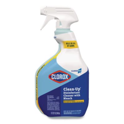 CloroxPro Clean-Up Disinfectant Cleaner with Bleach, 32 oz Smart Tube Spray (35417EA)