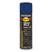 Rust-Oleum Hard Hat High Performance V2100 System Rust Preventive Enamel Spray Paint, Gloss Deep Blue, 15 oz Aerosol Can, 6/Carton (V2125838)
