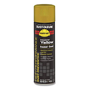 Rust-Oleum Hard Hat High Performance V2100 System Rust Preventive Enamel Spray Paint, Gloss Industrial Yellow, 15 oz Aerosol Can, 6/CT (V2147838)