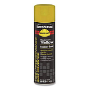 Rust-Oleum Hard Hat High Performance V2100 System Rust Preventive Enamel Spray Paint, Gloss Equipment Yellow,15 oz Aerosol Can, 6/Carton (V2148838)