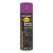 Rust-Oleum Hard Hat High Performance V2100 System Rust Preventive Enamel Spray Paint, Gloss Safety Purple, 15 oz Aerosol Can, 6/Carton (V2167838)