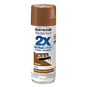 Rust-Oleum Painter's Touch 2X Ultra Cover Spray Paint, Gloss Chestnut, 12 oz Aerosol Can, 6/Carton (249847)