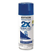 Rust-Oleum Painter's Touch 2X Ultra Cover Spray Paint, Gloss Brilliant Blue, 12 oz Aerosol Can, 6/Carton (334027)