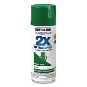 Rust-Oleum Painter's Touch 2X Ultra Cover Spray Paint, Gloss Meadow Green, 12 oz Aerosol Can, 6/Carton (334039)
