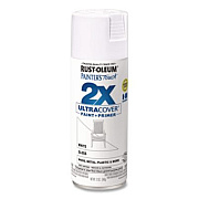 Rust-Oleum Painter's Touch 2X Ultra Cover Spray Paint, Gloss Yellow, 12 oz Aerosol Can, 6/Carton (334048)