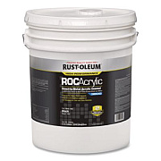 Rust-Oleum High Performance ROC Acrylic Direct to Metal Paint, Flat Black, 5 gal Bucket/Pail (340664)