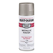 Rust-Oleum Stops Rust Bright Coat Spray Paint, Metallic Aluminum, 11 oz Aerosol Can, 6/Carton (7715830)