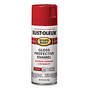 Rust-Oleum Stops Rust Spray Paint, Gloss Sunrise Red, 12 oz Aerosol Can, 6/Carton (7762830)