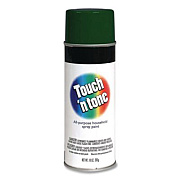 Rust-Oleum Touch'n Tone Spray Paint, Gloss Hunter Green, 10 oz Aerosol Can, 6/Carton (55271830)