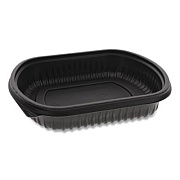 Pactiv Evergreen EarthChoice MealMaster Container, 24 oz, 8.12 x 6.5 x 1.5, Black, Plastic, 252/Carton (YCN8462400)