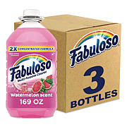 Fabuloso Multi-Use Cleaner, Watermelon Scent, 128 oz Bottle, 3/Carton (61051624)