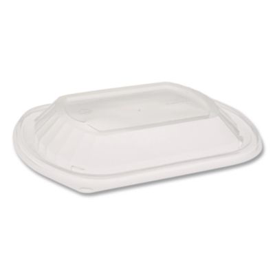 Pactiv Evergreen Clearview MealMaster Rectangle Container Dome, 8.12 x 6.5 x 1, Clear, 252/Carton (YCN8462HPPD)