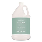 Diversified Hospitality Solutions Terra Pure Lotion Gallon, 1 gal Bottle, Green Tea and Lemongrass Scent (002270EA)
