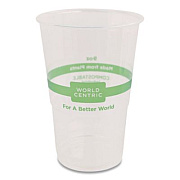 World Centric PLA Clear Cold Cups, 9 oz, Plastic, Clear, 2,000/Carton (CPCS9)