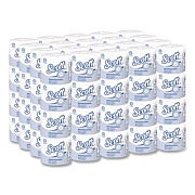 Scott Essential 100% Recycled Fiber SRB Bathroom Tissue, Septic Safe, 2-Ply, White, 473 Sheets/Roll, 80 Rolls/Carton (13217)