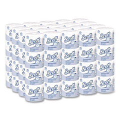 Scott Essential 100% Recycled Fiber SRB Bathroom Tissue, Septic Safe, 2-Ply, White, 473 Sheets/Roll, 80 Rolls/Carton (13217)