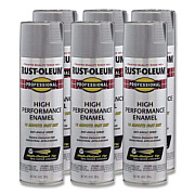 Rust-Oleum Professional Spray Paint, Metallic Aluminum, 14 oz Aerosol Can, 6/Carton (7515838CT)