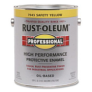 Rust-Oleum High Performance Protective Enamel Paint, Gloss Safety Yellow, 1 gal Bucket/Pail, 2/Carton (7543402)