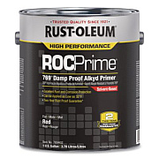Rust-Oleum ROCPrime 769 Damp Proof Alkyd Primer, Flat Red, 1 gal Bucket/Pail, 2/Carton (769402)
