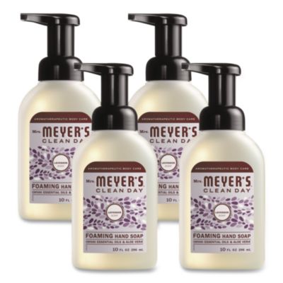 Mrs. Meyer's Clean Day Foaming Hand Soap, Lavender Scent, 10 oz, 4/Carton (379557)