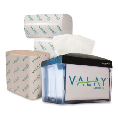 Morcon Tissue Valay Table Top Napkin Dispenser, 6 x 6.5 x 8, Black (NT222)