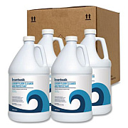 Boardwalk Luxury Floor Cleaner and Protectant, Lemon Scent, 1 gal Bottle, 4/Carton (4854)